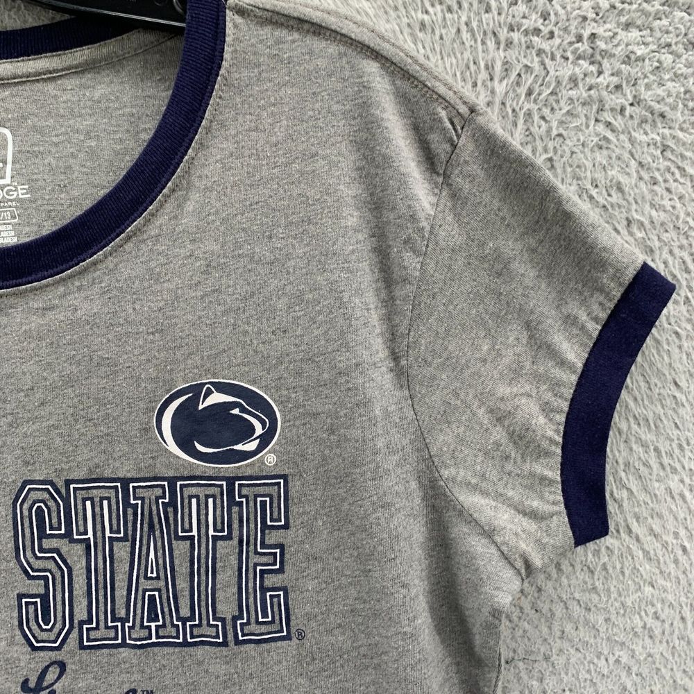 PENN STATE Shirt Womens Large Top Short Sleeve Gray NCAA* - Picture 12 of 12
